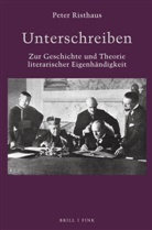 Peter Risthaus - Unterschreiben