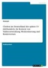Anonym - Cholera im Deutschland des späten 19. Jahrhunderts. Im Kontext von Städteentwicklung, Modernisierung und Kontroversen