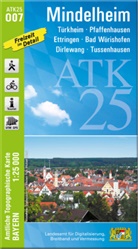 Landesamt für Digitalisierung Breitband un, Breitband und Vermessung Landesamt für Digitalisierung - ATK25-O07 Mindelheim (Amtliche Topographische Karte 1:25000)