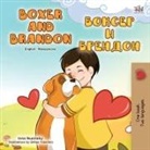 Kidkiddos Books, Inna Nusinsky - Boxer and Brandon (English Macedonian Bilingual Book for Kids)