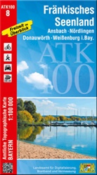 Landesamt für Digitalisierung Breitband un, Breitband und Vermessung Landesamt für Digitalisierung - ATK100-8 Fränkisches Seenland (Amtliche Topographische Karte 1:100000)