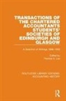 Thomas A. Lee, Thomas A. Lee - Transactions of Chartered Accountants Students Societies of
