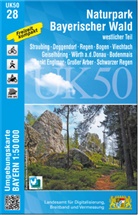 Landesamt für Digitalisierung Breitband un, Breitband und Vermessung Landesamt für Digitalisierung - UK50-28 Naturpark Bayerischer Wald - westlicher Teil
