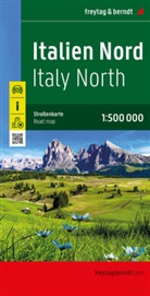 Freytag-Berndt und Artaria KG, Freytag-Berndt und Artaria KG - Italien Nord, Straßenkarte 1:500.000, freytag & berndt