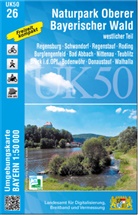 Landesamt für Digitalisierung Breitband un, Breitband und Vermessung Landesamt für Digitalisierung - UK50-26 Naturpark Oberer Bayerischer Wald - westlicher Teil