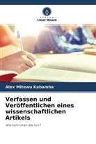 Alex Mitewu Kabamba - Verfassen und Veröffentlichen eines wissenschaftlichen Artikels