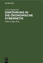 Antoni Banasi¿ski, Antoni Banasinski, Oskar Lange - Einführung in die ökonomische Kybernetik