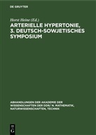 Horst Heine - Arterielle Hypertonie, 3. Deutsch-Sowjetisches Symposium