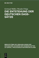 Theodor Frings, Gertraud Müller - Die Entstehung der deutschen daß-Sätze