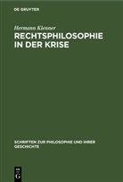 Hermann Klenner - Rechtsphilosophie in der Krise
