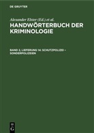 Alexander Elster, Heinrich Lingemann, Hans J. Schneider, Rudolf Sievers, Rudolf Sieverts - Handwörterbuch der Kriminologie - Band 2, Lieferung 14: Schutzpolizei - Sonderpolizeien