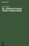 Georg Ziegler - 92. Verwaltungsstreitverfahren