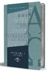 Reina Valera Revisada 1960 - Biblia RVR 1960 letra grande tamaño manual, simil piel azul Alpha Omega con nombres de Dios / Spanish Bible RVR 1960 Handy Size Large Print Leathersoft