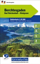 Hallwag Kümmerly+Frey AG, Hallwag Kümmerly+Frey AG - Kümmerly+Frey Outdoorkarte Deutschland 8 Berchtesgaden 1:35.000