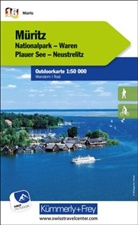 Hallwag Kümmerly+Frey AG, Hallwag Kümmerly+Frey AG - Kümmerly+Frey Outdoorkarte Deutschland 16 Müritz Nationalpark 1:50.000