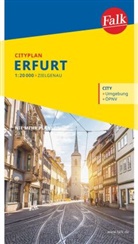 MAIRDUMONT GmbH &amp; Co KG, MAIRDUMONT GmbH &amp; Co. KG - Falk Cityplan Erfurt 1:20.000