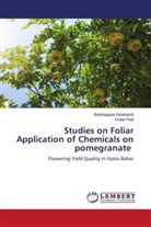 Baslingappa Kalalbandi, Onkar Patil - Studies on Foliar Application of Chemicals on pomegranate