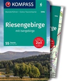 Michael Will, KOMPASS-Karte GmbH, KOMPASS-Karten GmbH, KOMPASS-Karten GmbH - KOMPASS Wanderführer Riesengebirge mit Isergebirge, 55 Touren mit Extra-Tourenkarte