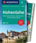 Lisa Aigner, KOMPASS-Karte GmbH, KOMPASS-Karten GmbH, KOMPASS-Karten GmbH - KOMPASS Wanderführer Hohenlohe, Mainhardter Wald, Löwensteiner und Ellwanger Berge, 55 Touren mit Extra-Tourenkarte