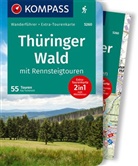 Kay Tschersich, KOMPASS-Karte GmbH, KOMPASS-Karten GmbH, KOMPASS-Karten GmbH - KOMPASS Wanderführer Thüringer Wald mit Rennsteigtouren, 55 Touren