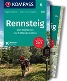 Franz Wille, KOMPASS-Karte GmbH, KOMPASS-Karten GmbH, KOMPASS-Karten GmbH - KOMPASS Wanderführer Rennsteig, 10 Etappen mit Extra-Tourenkarte