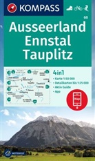 KOMPASS-Karten GmbH, KOMPASS-Karten GmbH - KOMPASS Wanderkarte 68 Ausseerland, Ennstal, Tauplitz 1:50.000