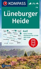 KOMPASS-Karten GmbH, KOMPASS-Karten GmbH - KOMPASS Wanderkarte 718 Lüneburger Heide 1:50.000