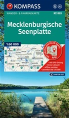 KOMPASS-Karten GmbH, KOMPASS-Karten GmbH - KOMPASS Wanderkarten-Set 865 Mecklenburgische Seenplatte (3 Karten) 1:60.000