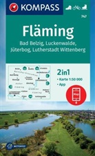 KOMPASS-Karten GmbH, KOMPASS-Karten GmbH - KOMPASS Wanderkarte Fläming 747