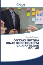 Shahnoza To'yboyeva - OG'ZAKI NUTQDA BINAR KONSTRUKSIYA VA AJRATILGAN BO'LAK
