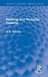 A. E. Tansley - Reading and Remedial Reading