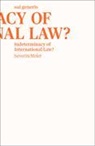 Severin Meier - Indeterminacy of International Law?