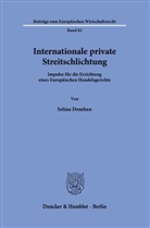 Selina Domhan - Internationale private Streitschlichtung.