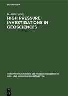 H. Stiller - High Pressure Investigations in Geosciences