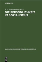 F. V. Konstantinov, Ingrid Mayer - Die Persönlichkeit im Sozialismus