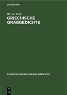 Werner Peek - Griechische Grabgedichte