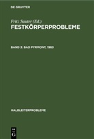 Fritz Sauter - Festkörperprobleme - Band 3: Bad Pyrmont, 1963