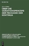 Ernst Hölder - Über die Variationsprinzipe der Mechanik der Kontinua