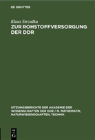 Klaus Strzodka - Zur Rohstoffversorgung der DDR