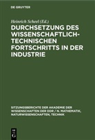 Heinrich Scheel - Durchsetzung des wissenschaftlich-technischen Fortschritts in der Industrie