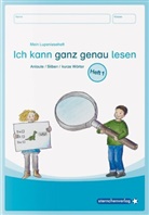 Katrin Langhans, sternchenverlag GmbH, sternchenverlag GmbH - Mein Lupenleseheft 1 - Ich kann ganz genau lesen -