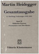 Martin Heidegger, Susanne Ziegler - Hölderlins Hymnen "Germanien" und "Der Rhein" (Wintersemester 1934/35)