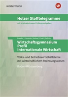Markus Bauder, Birgit Franzreb, Volker Holzer, Thomas Paaß, Thomas u a Paass, Christian Seifritz - Holzer Stofftelegramme Baden-Württemberg - Wirtschaftsgymnasium