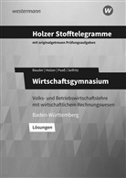 Markus Bauder, Volker Holzer, Thomas Paaß, Thomas u a Paass, Christian Seifritz - Holzer Stofftelegramme Baden-Württemberg - Wirtschaftsgymnasium