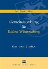 Klaus Ade, Arne Pautsch, Christian Weber - Gemeindeordnung für Baden-Württemberg