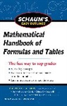 Seymour Lipschutz, Lipschutz Seymour, Murray Spiegel - Schaum's Easy Outline of Mathematical Handbook of Formulas and Tables, Revised Edition