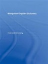 Ferdinand D Lessing - Mongolian-English Dictionary