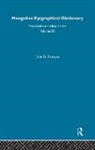 John R. Krueger, Krueger John R. - Mongolian Epigraphical Dictionary in Reverse Listing