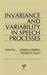 D. H. Klatt, Klatt D. H., J. S. Perkell, Perkell J. S. - invariance and Variability in Speech Processes