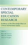 Russell Gersten, Gersten Russell, Ellen P. Schiller, Schiller Ellen P., Sharon R. Vaughn, Vaughn Sharon R. - Contemporary Special Education Research